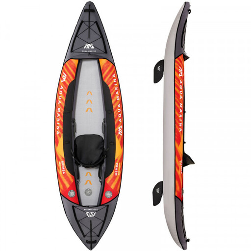 Kayak Hinchable Memba-330 1p - Gris Oscuro/Naranja - Kayak