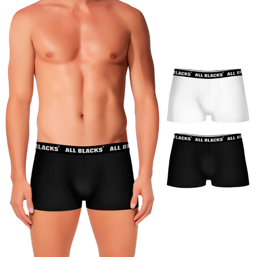 Calzoncillos Boxer All Blacks pack 10 Blanco Negro Sprinter MKP