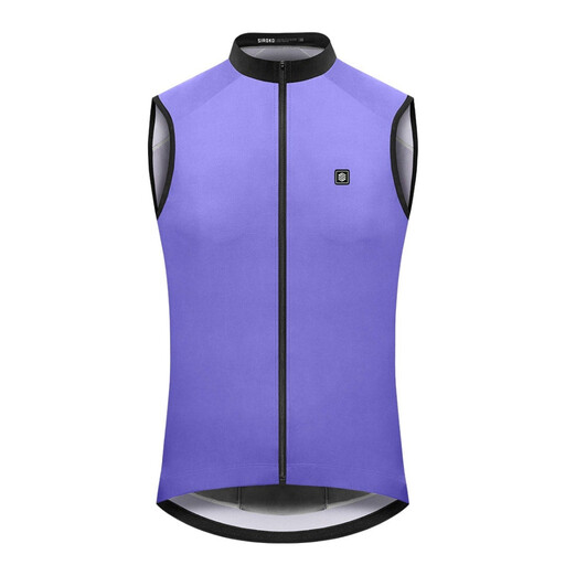 Chaleco Cortavientos Ciclismo Siroko V1 Firenze Morado