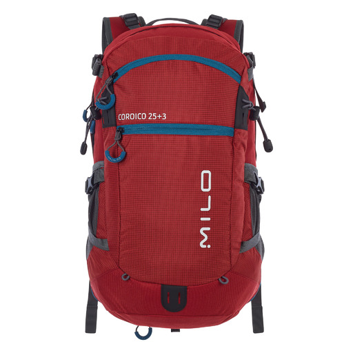 Mochila Trekking Coroico 25 3 Milo Rojo Azul marino Sprinter MKP