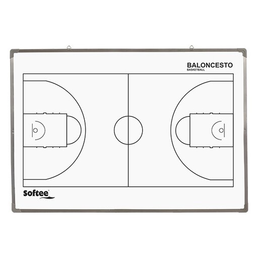 Pizarra Magnética Cerco De Aluminio 60 X 90 Cm Baloncesto - Softee.  Accesorios Equipos