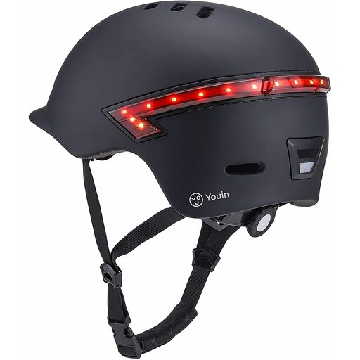 Casco discount luces led