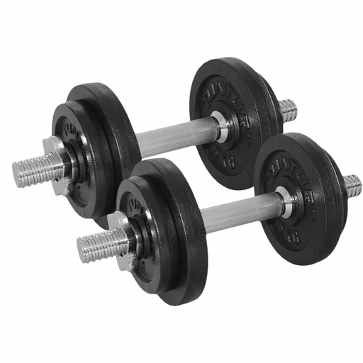 Set De Pesas 20kg Cannon Negro Sprinter MKP