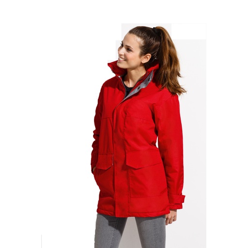 Parka shop roja mujer