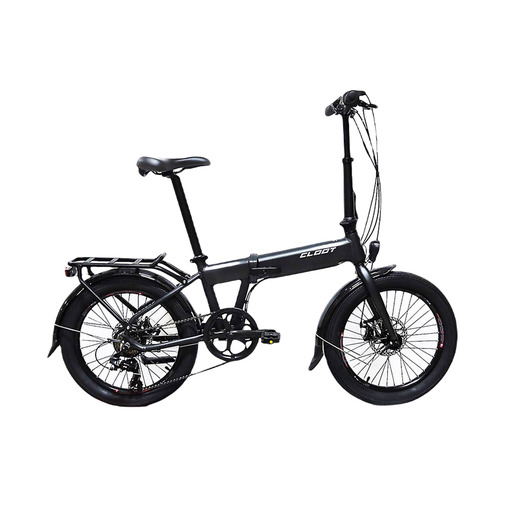 Bicicleta El ctrica Plegable Cloot Alhena Negro Sprinter MKP