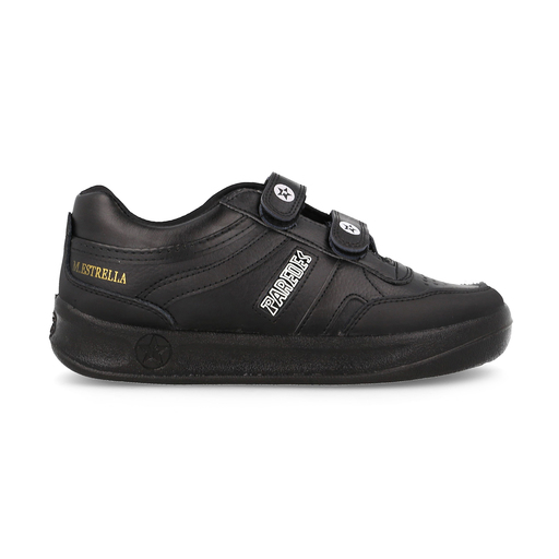 Zapatillas Paredes Estrella Velcro Negro Zapatillas Casual