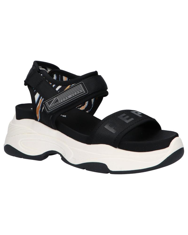 Sandalias Pepe Jeans Pls90565 Grub Zebra Negro Sprinter MKP