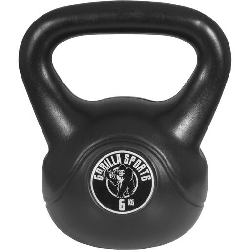 Pesa Rusa 6 Kg Kettlebells Negro