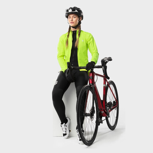 Chaquetas De Lluvia Ciclismo Siroko J2 Turini Amarillo Fluor