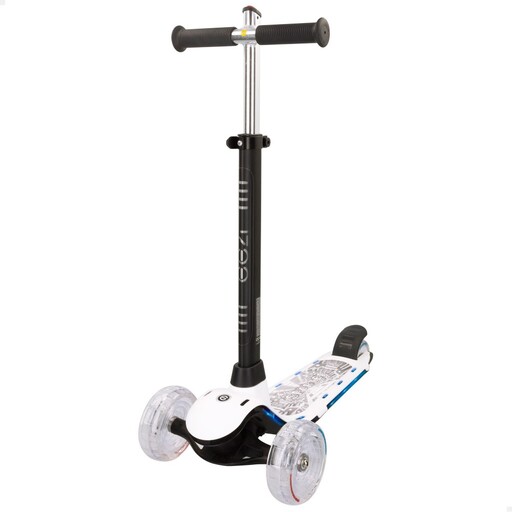 Patinete tres sale ruedas con luces
