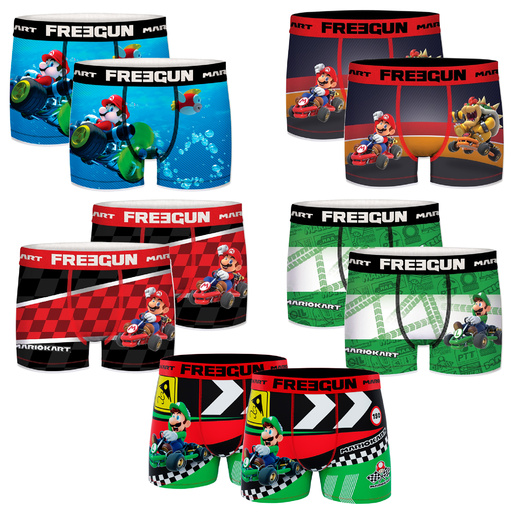 Pack De 10 Calzoncillos Boxer Mario Bros Multicolor Sprinter MKP