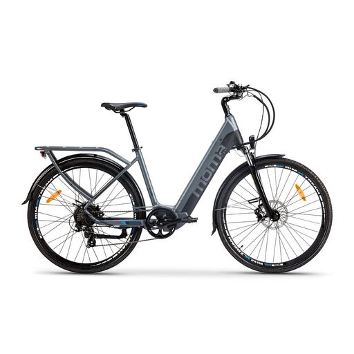 Bicicleta Eléctrica Momabikes 28 Pro Hydraulic - Gris/Negro