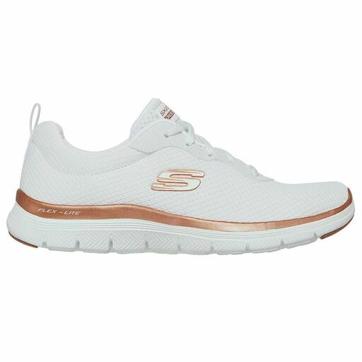 Skechers lace up mujer on sale blanco