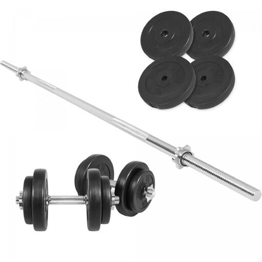 Gorilla Sports Juego De Pesas 60 Kg Set De Pesas Con Mancuernas Y