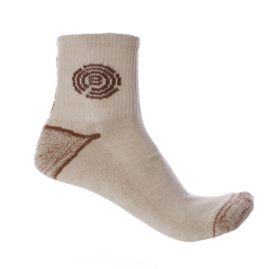 Calcetines Montaña BORIKEN ARAL 100 Marrón Beige Hombre