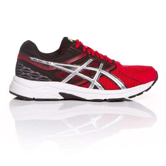 ASICS GEL CONTEND 3 Zapatillas Running Rojo Hombre