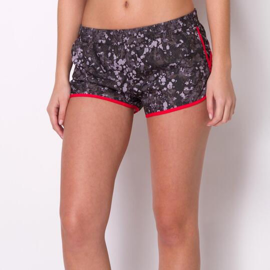 Pantalón Corto Running IPSO EXPERIENCE Negro Mujer