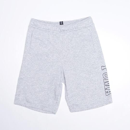 PUMA Bermuda Gris Niño (6-16)