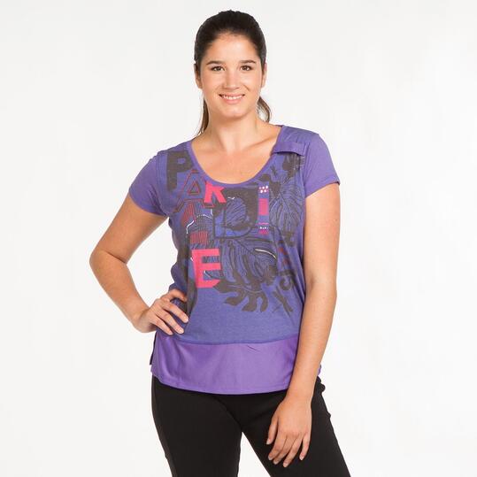 Camiseta Morada SILVER Mujer (M-XXL)
