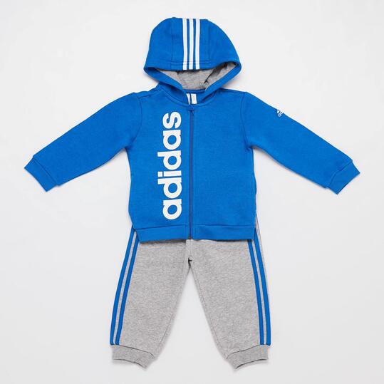 ADIDAS JOGG Chándal Bebé Azul Gris (9m-24m)