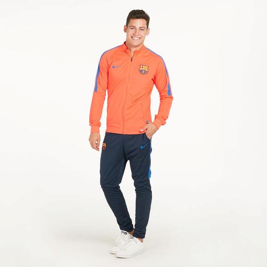NIKE Chándal Barça Acetato Naranja Hombre