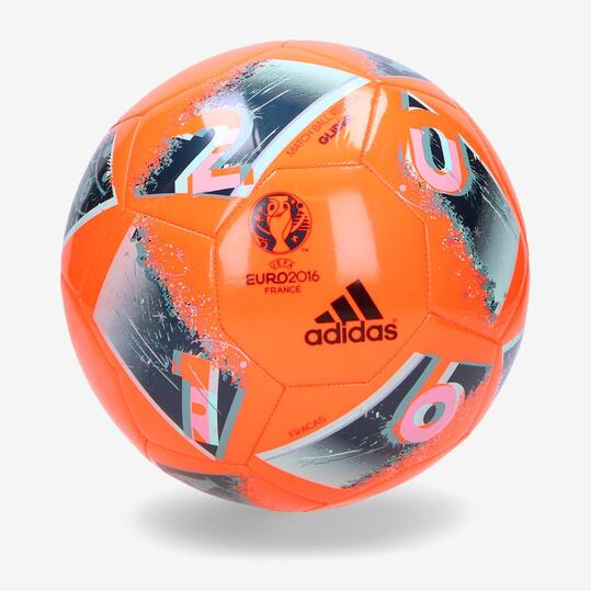 ADIDAS EURO 16 GLIDER Balón Fútbol Negro