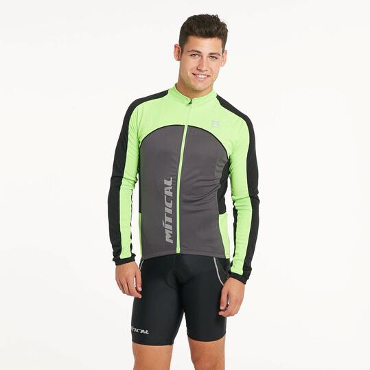 Maillot Manga Larga MÍTICAL PLATA Verde Gris Hombre