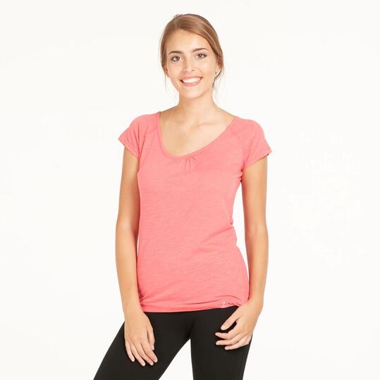 Camiseta Gym ILICO Fresa Mujer