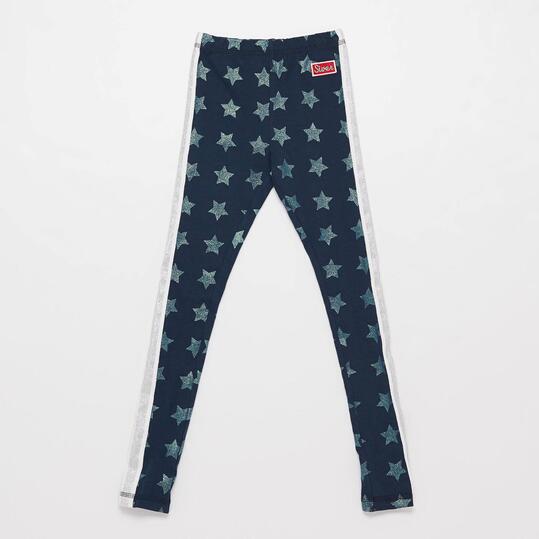 Leggins Estampados SILVER BLUE STAR Marino Niña (2-8)