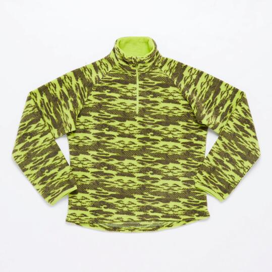 Forro Polar UP BASIC Estampado Pistacho Oscuro Niño (10-16)