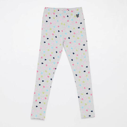Leggins Estampados UP BASIC Gris Claro Niña (2-8)