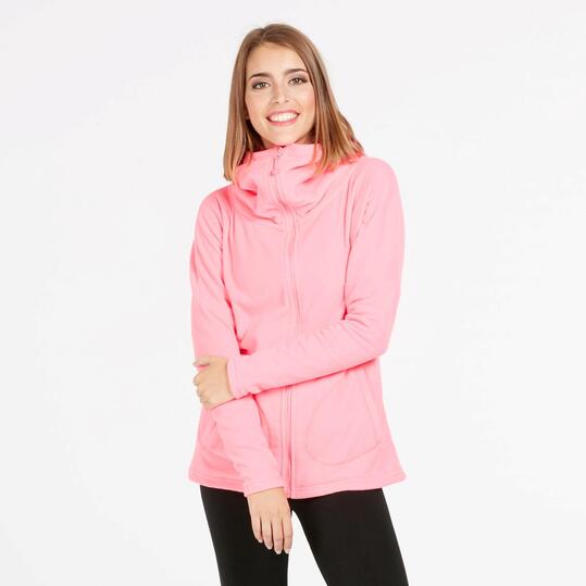 Forro Polar UP BASIC Capucha Negro Hombre