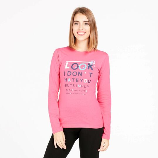 UP STAMPS SRA CAMISETA M/L "LOOK" ALGODON