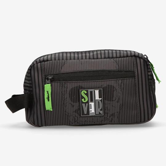 Neceser Estampado SILVER Negro Gris