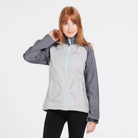 Chaqueta Softshell BORIKEN CAILA Gris Mujer