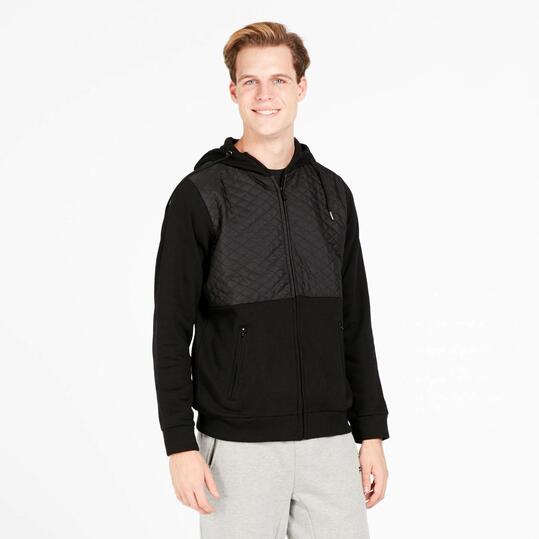 FILA FESTE Sudadera Felpa Negra Hombre