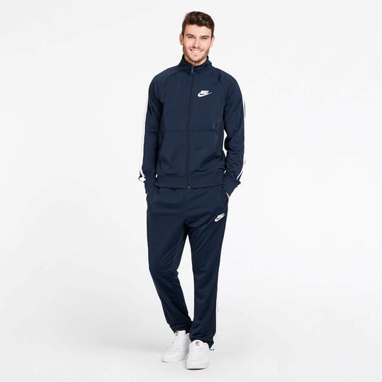 NIKE Chándal Acetato Azul Marino Hombre