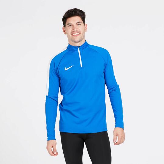 NIKE FÚTBOL Sudadera Térmica Azul Hombre