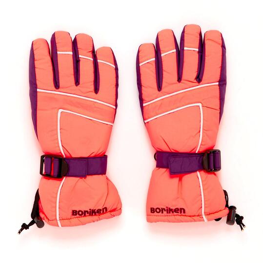 Guantes Nieve BORIKEN Coral Morado Mujer