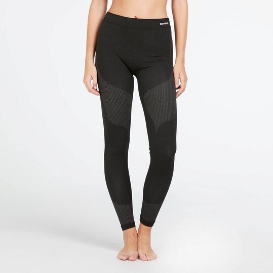 Mallas Largas Interiores BORIKEN Negro Mujer