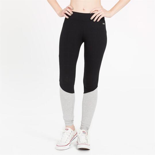 Leggin Largo SILVER Bargas Negro Gris Mujer