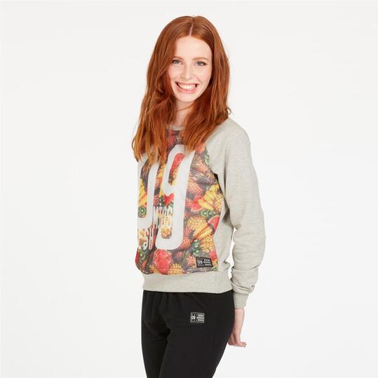 Sudadera SILVER Gris Mujer