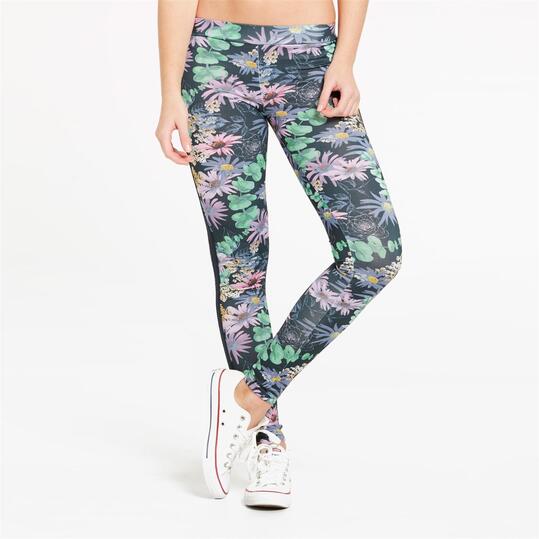 Leggins Estampados SILVER EUCALIPTO Marino Mujer