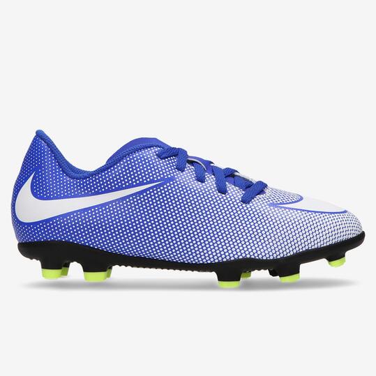 Botas Fútbol Nike Bravata Azules Niño