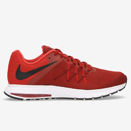 NIKE ZOOM WINFLO 3 Zapatillas Running Rojo Hombre