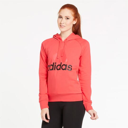ADIDAS Sudadera Capucha Fucsia Mujer