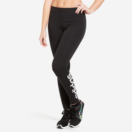 ADIDAS Leggins Largos Negros Mujer