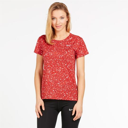 NIKE RAPID Camiseta Running Estampada Mujer