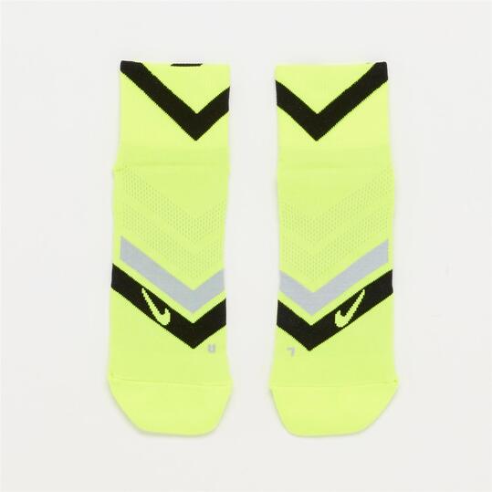 NIKE Calcetín Corto Amarillo Hombre