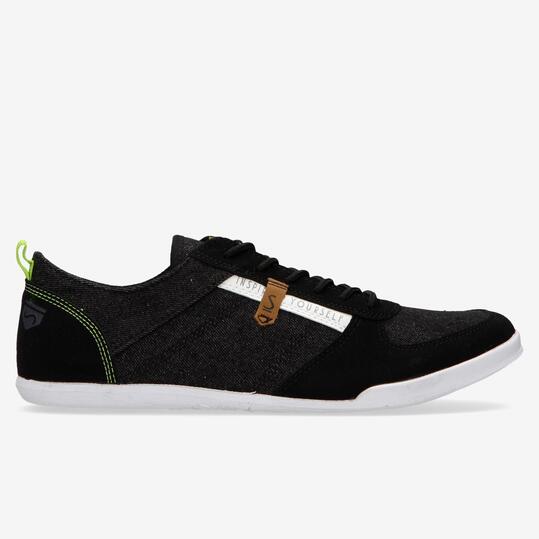 Zapatillas Silver Negro Vaquero Hombre